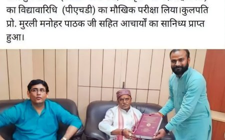 नरेंद्र भागीरथी ने संस्कृत  नाटकों में लोक प्रशासन, में PHD की  सबमिट