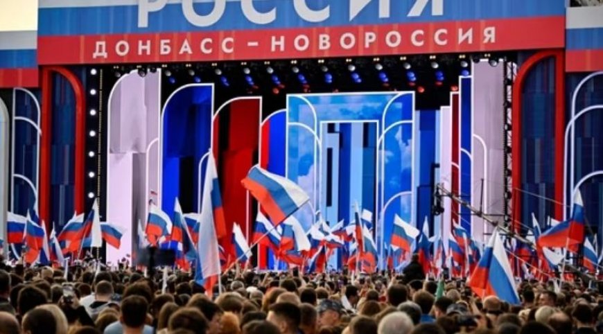 रूस ने 4 यूक्रेनी क्षेत्रों के विलय की मनाई वर्षगांठ