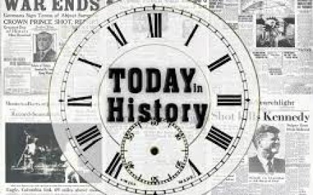 आज के दिन का इतिहास विशेष रूप से इन महत्वपूर्ण घटनाओं  TODAY HISTORY