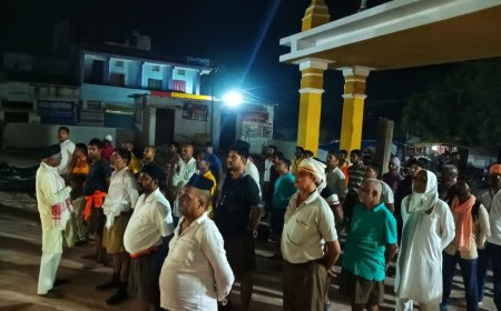 सेवा कार्य में आगे रहते हैं संघ के स्वयंसेवक,  बिहार के रघुनाथपुर RSS