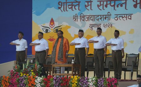 राष्ट्रीय स्वयंसेवक संघ परम पूजनीय सरसंघचालक डॉ. श्री मोहन  भागवत का उद्बोधन श्री विजयादशमी उत्सव 2023