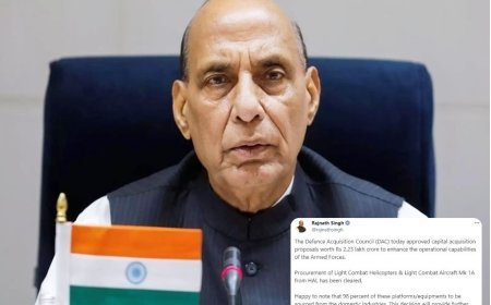 सशस्त्र बलों की क्षमताओं को बढ़ाने के लिए दो लाख 23 हजार करोड़ के प्रस्तावों को स्वीकृति