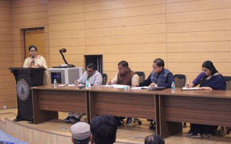 गौतम बुद्ध विश्वविद्यालय में प्रेरणा विमर्श 2023  तैयारिया पूरी 15 से 17 GBU   में होगा आयोजन