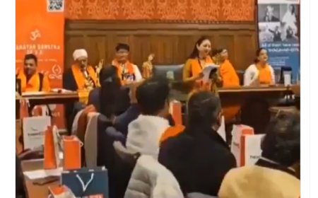 ब्रिटिश संसद के अंदर "जय श्री राम" के लगे नारे।