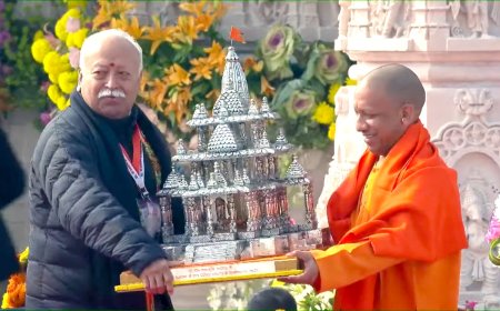 मोहन भागवत जी का राम मंदिर प्राण प्रतिष्ठा कार्यक्रम में  सम्बोधन