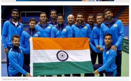 भारतीय टेनिस टीम को मिली मंजूरी: डेविस कप मैच में पाकिस्तान की यात्रा होगी रिकॉर्ड 60 सालों बाद"