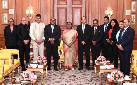 राष्ट्रपति का संबोधन: अरुण जेटली राष्ट्रीय वित्तीय प्रबंधन संस्थान के प्रशिक्षु अधिकारियों के साथ मुलाकात"