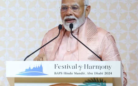 आबूधाबी में भव्य और दिव्य मंदिर का लोकार्पण पर बोले नरेंद्र मोदी