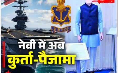 मेस में कुर्ता पैजामा पहने नजर आए नौसेना अधिकारी