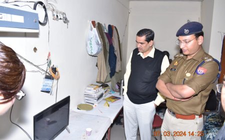 बुलंदशहर जिला में जिलाधिकारी की अध्यक्षता में चुनाव सुरक्षा की तैयारियों पर चर्चा