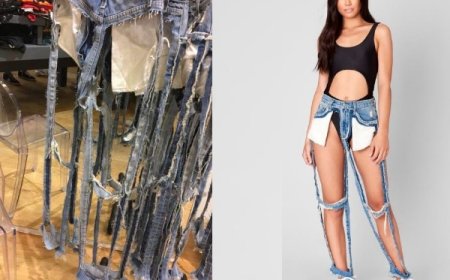 फटी जीन्स मुस्लिम समाज ने  नए फैशन आयाम को  दी  ऊंचाई