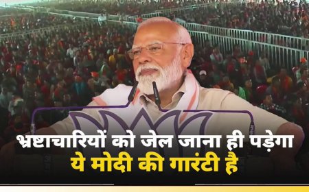 राजस्थान :  अब भ्रष्टाचारियों को जेल जाना ही पड़ेगा... ये मोदी की गारंटी