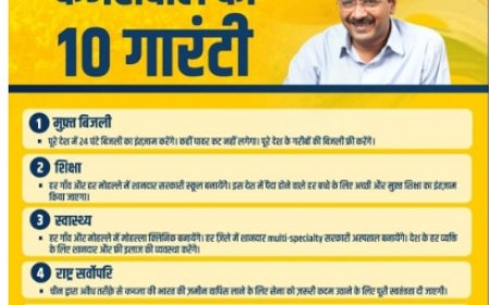 नई दिल्ली: केजरीवाल को भीख देने की 10 गारंटी