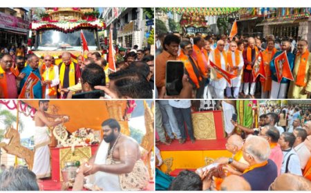 श्रीलंका में सीता माता मंदिर में आयोजित भव्य पूजा व प्रतिष्ठा कार्यक्रम