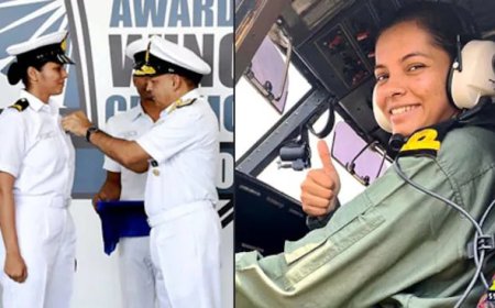भारतीय नौसेना की पहली महिला हेलीकाप्टर पायलट बनीं अनामिका