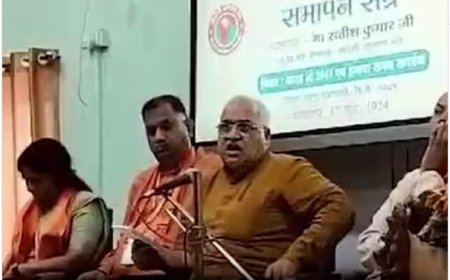RSS से जुड़े स्वदेशी जागरण मंच के नेता सतीश कुमार का बयान