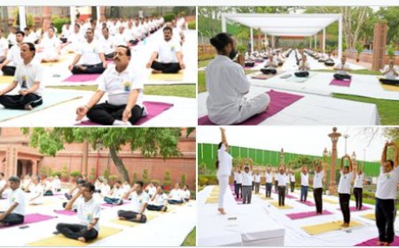 प्रधानमंत्री कार्यालय ने 10वां अंतर्राष्ट्रीय योग दिवस उत्साहपूर्वक मनाया