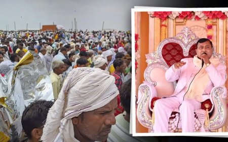 HATHRAS: भोले बाबा हाथरस हादसे के बाद पहली बार सामने आया