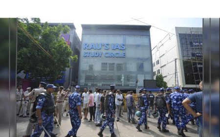 DELHI COACHING ACCIDENT: 1 इंजीनियर टर्मिनेट, 1 सस्पेंड, 7 गिरफ्तार