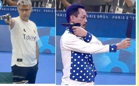 पेरिस ओलंपिक में यूसुफ डिकेच का स्वैग: बिना गियर के रजत पदक जीतकर सोशल मीडिया पर छाए