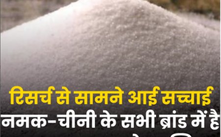 रिसर्च से सामने आई सच्चाई नमक-चीनी के सभी ब्रांड में है। खतरनाक माइक्रोप्लास्टिक