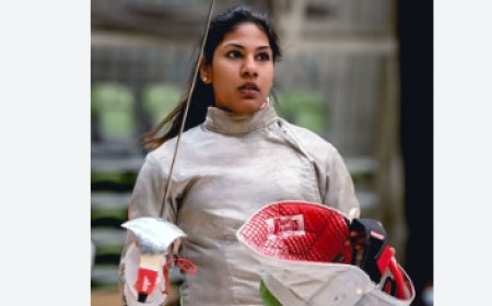 भारत की पहली ओलिंपिक तलवारबाज भवानी देवी  चेन्नई की रहने वाली हैं