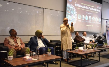 बेनेट यूनिवर्सिटी ग्रेटर नोएडा में NSS फाउंडेशन दिवस पर पर्यावरण संरक्षण गतिविधि का आयोजन