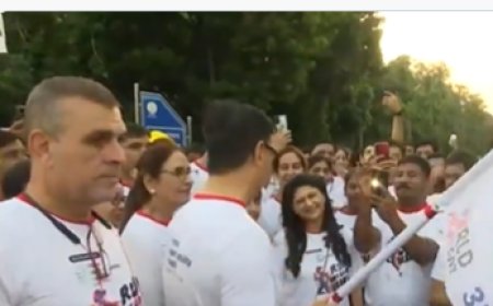 केंद्रीय मंत्री किरेन रिजिजू ने वर्ल्ड हार्ट डे के अवसर पर इंडिया गेट से भारत मंडपम