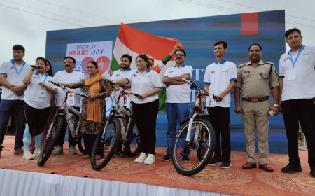 यथार्थ सुपर स्पेशलिटी हॉस्पिटल, ग्रेटर नोएडा द्वारा हृदय स्वास्थ्य जागरूकता के लिए वॉकाथॉन का आयोजन