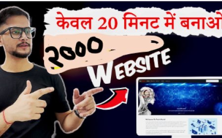 वेबसाइट डिजाइनिंग करवाएं 2000 में आज ही कम पैसो में आज ही हम से सम्पर्क करें