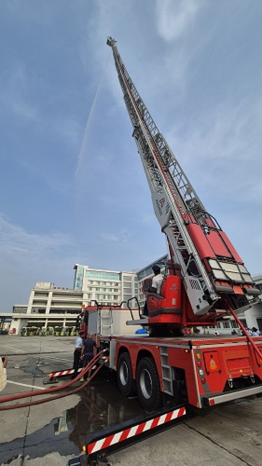 Vasai Virar Municipal Corporation Enhances Firefighting Capabilities with MAGIRUS 64 Meter Turntable Ladder