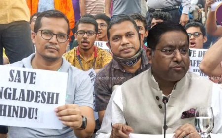 ‘हिन्दुओं की सुरक्षा सुनिश्चित करे बांग्लादेश’ : चटगांव में चरमपंथियों के हमले पर भारत ने की कार्रवाई की मांग