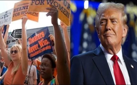 ‘ट्रंप को वोट करने वाले मर्दों के साथ न शादी, न डेट न ही बच्चे’, अमेरिका में कथित लिबरल महिलाओं का प्रदर्शन