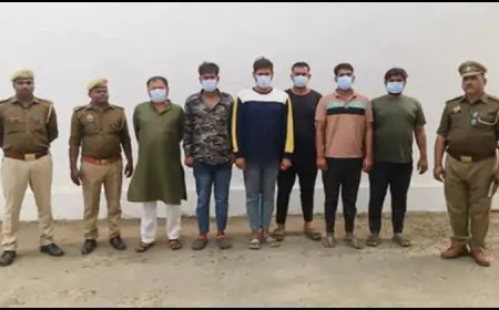 बहराइच हिंसा के 6 अभियुक्त शकील अहमद, मोहम्मद इरफान, फरहान रजा, हसीब,  तौसीफ व नूरानी गिरफ्तार