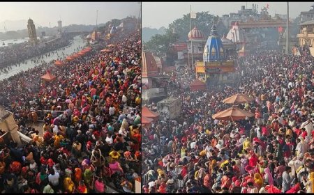 गंगा नगरी हरिद्वार में कार्तिक पूर्णिमा पर लाखों श्रद्धालुओं ने लगाई आस्था की डुबकी