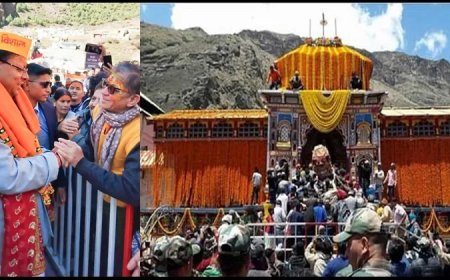 भगवान बद्रीविशाल के दर पर पहुंचे मुख्यमंत्री धामी, पूजा अर्चना के बाद कहा-अगले 50 सालों को ध्यान में रखकर हो रहा विकास