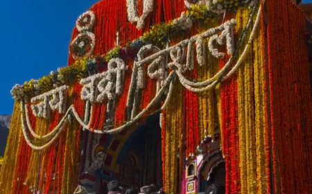 आज देर शाम भगवान श्री बद्री विशाल के धाम के कपाट शीत काल के लिए बंद कर दिए गए