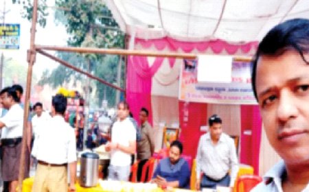 मथुरा में सेवा शिविर