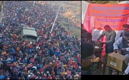 उत्तराखंड: प्रादेशिक सेना में भर्ती के लिए पहुंचे हजारों युवा, RSS ने सभी के लिए की भोजन की व्यवस्था