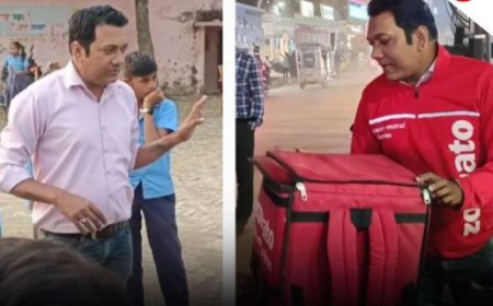 सरकारी स्कूल टीचर से फूड डिलीवरी बॉय: सैलरी कम होने के कारण अमित कुमार ने लिया ये कदम