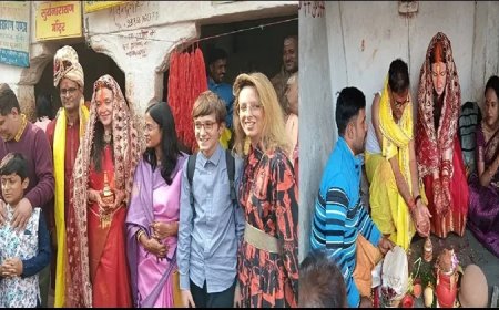सनातन धर्म से प्रेरणा रूस की सेनिया ने अपनाया सनातन धर्म, प्रेमी राहुल संग लिए सात फेरे