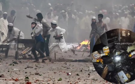 बांग्लादेश में हिंदुओं के खिलाफ हमले जारी : जुमे की नमाज के बाद मंदिरों में घुसे मुस्लिम कट्टरपंथी, तोड़ी देव प्रतिमाएं