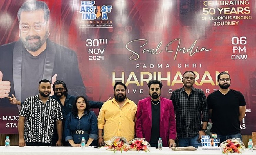 Padma Shri Hariharan Ji to Celebrate 50 Years of Musical Legacy with a Grand Concert in Delhi