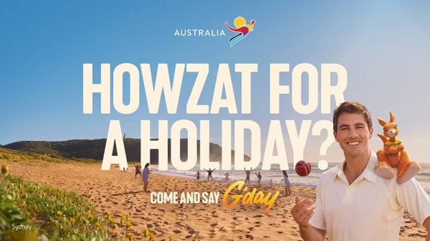 Pat Cummins Teams up with Ruby to Invite Indian Cricket Fans to Come and Say G'day