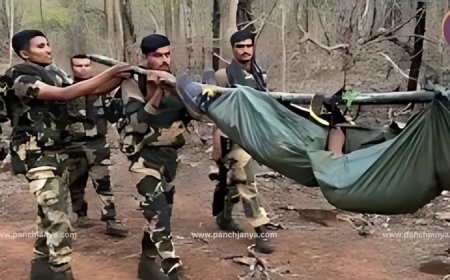 तेलंगाना में नक्सल पर बड़ी चोट : सुरक्षाबलों के साथ मुठभेड़ में 7 नक्सली ढेर