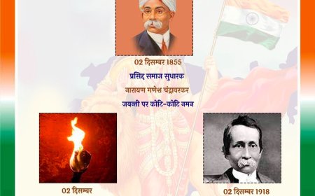 02 दिसंबर: महत्वपूर्ण विभूतियों की जानकारी