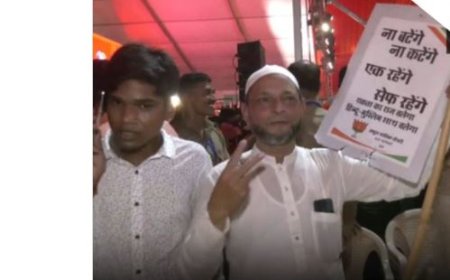 महायुति के शपथ ग्रहण समारोह में एकता का संदेश लेकर पहुंचे कार्यकर्ता