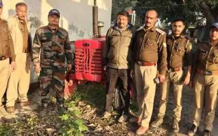 याकूब ने जंगल में अवैध कब्जा कर जोत दी सरकारी जमीन, वन विभाग के अधिकारियों ने की कार्रवाई