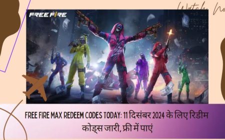 Free Fire Max Redeem Codes Today: 11 दिसंबर 2024 के लिए रिडीम कोड्स जारी, फ्री में पाएं विंटर आउटफिट और स्किन्स