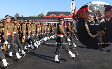 भारतीय सैन्य अकादमी : नेपाल सेनाध्यक्ष जनरल अशोक राज सिगडेल के हाथों सम्मानित हुए उत्कृष्ट कैडेट्स